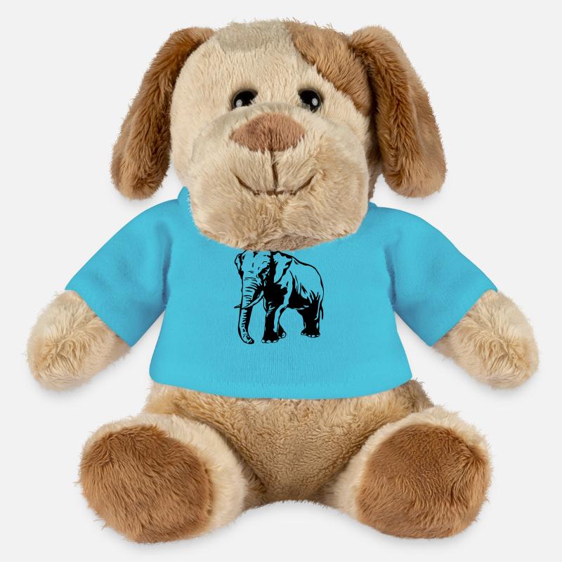 African Elephant - MiniFeet® Hund Helge - Atollblau