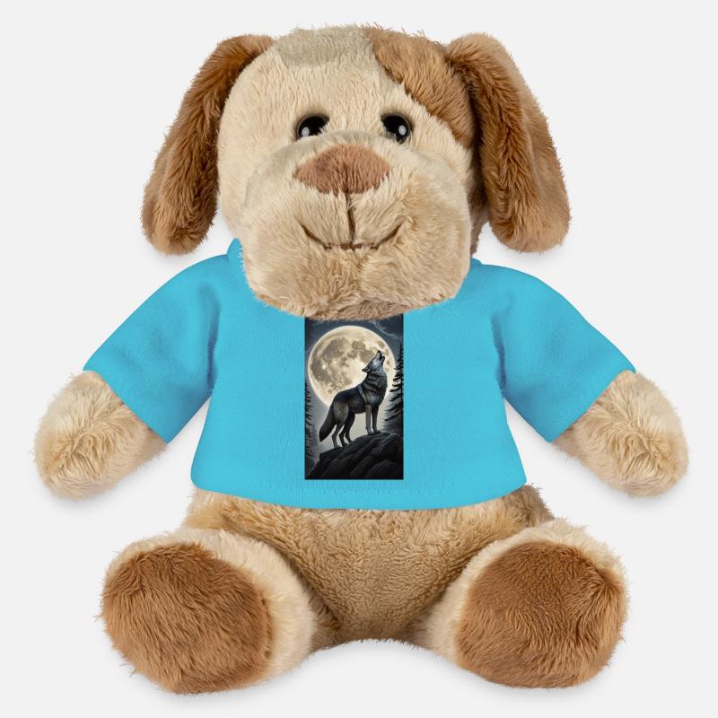 Wolf - MiniFeet® Hund Helge - Atollblau