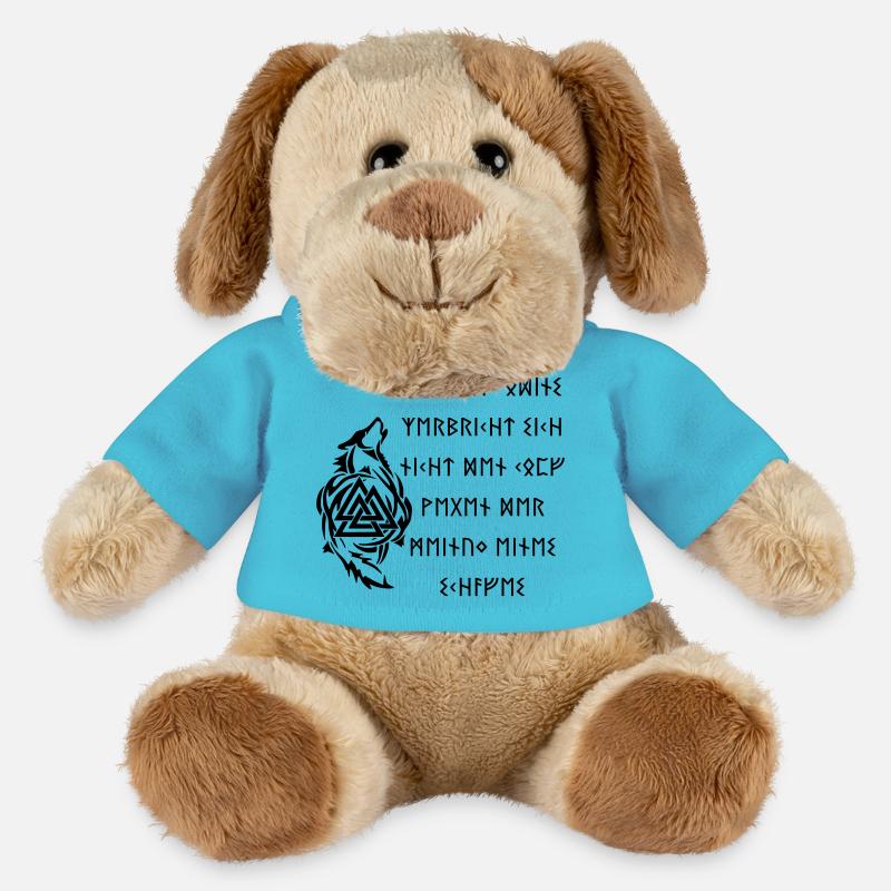 Ein Wolf Odins - MiniFeet® Hund Helge - Atollblau