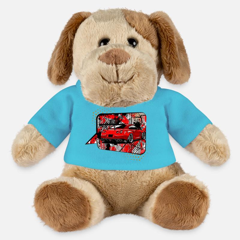 Gtr rot - MiniFeet® Hund Helge - Atollblau