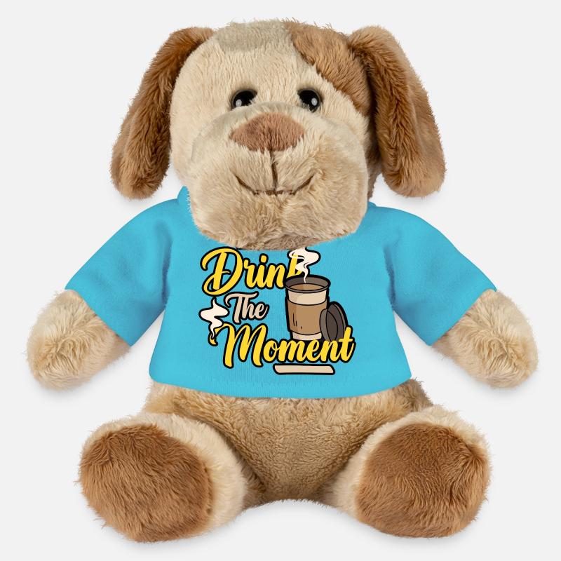 Coffee break - MiniFeet® Dog Helge - atoll blue