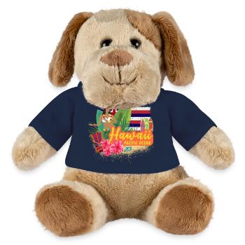 Hawaii Hula-Tänzerin Pazifik Vintage Souvenir - MiniFeet® Hund Helge - French Navy - Vorne