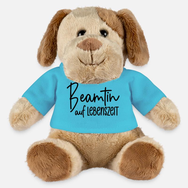 Beamtin auf Lebenszeit - MiniFeet® Hund Helge - Atollblau
