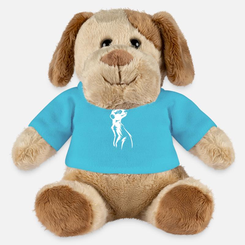 Erdmännchen Geschenk - MiniFeet® Hund Helge - Atollblau