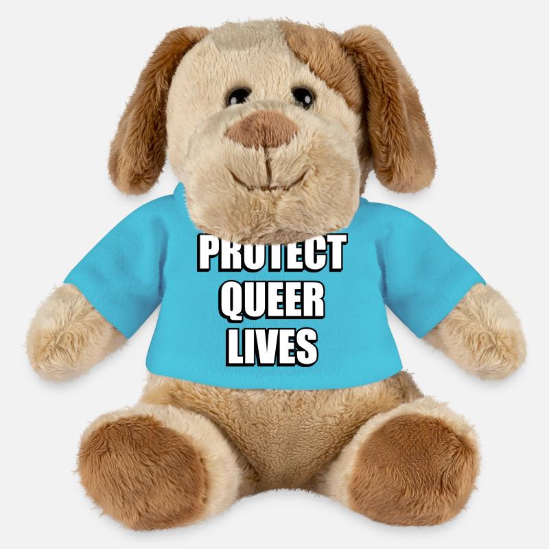 Protect Queer Lives - MiniFeet® Dog Helge - atoll blue