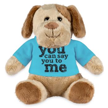 you can say you to me - MiniFeet® Dog Helge - atoll blue - Front
