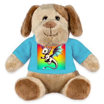 dragon - MiniFeet® Dog Helge - atoll blue - Front