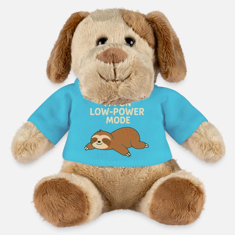Sleep Sloth: Low Power Mode - MiniFeet® Dog Helge - atoll blue