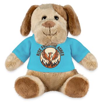 The Eternal Phoenix: Rebirth through Courage - MiniFeet® Dog Helge - atoll blue - Front