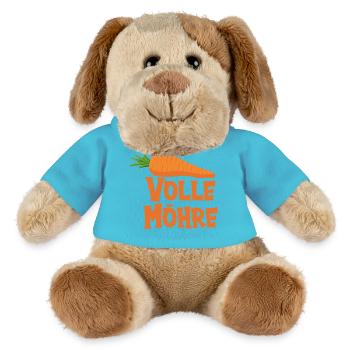 Volle Möhre - MiniFeet® Hund Helge - Atollblau - Vorne