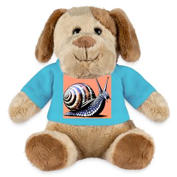Schnecke - MiniFeet® Hund Helge - Atollblau - Vorne