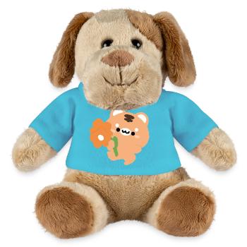 Romantischer Tiger - MiniFeet® Hund Helge - Atollblau - Vorne
