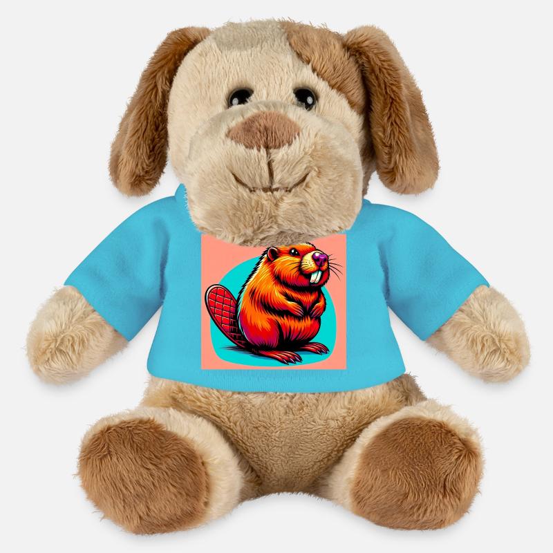 Bieber - MiniFeet® Hund Helge - Atollblau