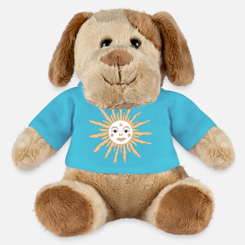 Soleil Céleste - Chien en peluche Helge MiniFeet® - bleu outremer