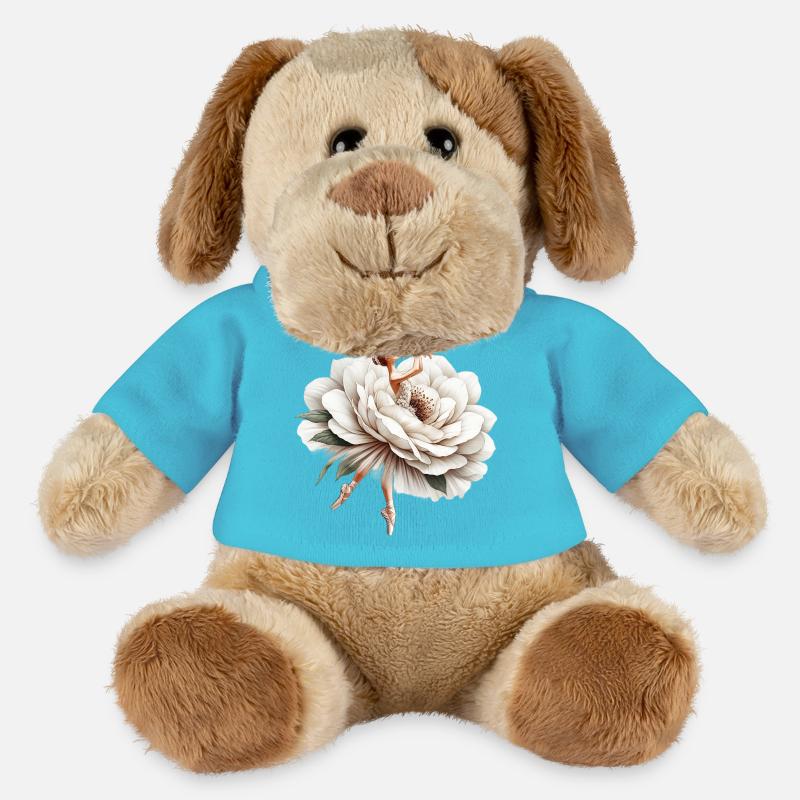 Danseuse de ballet avec tutu - Chien en peluche Helge MiniFeet® - bleu outremer