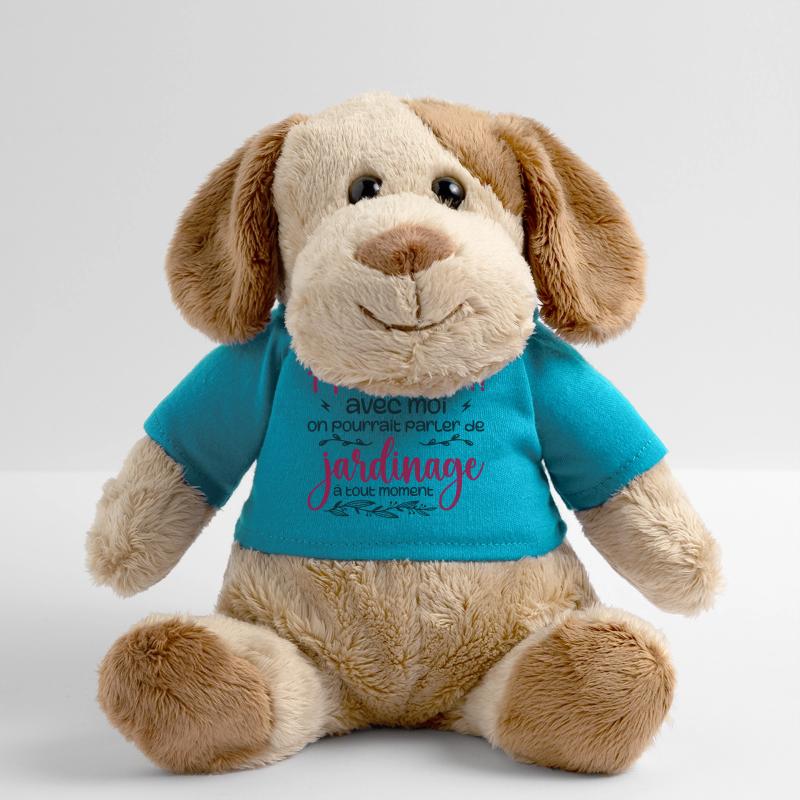 Sprechen Sie jederzeit über Gartenarbeit - Gärtnergeschenk MiniFeet® Hund Helge
