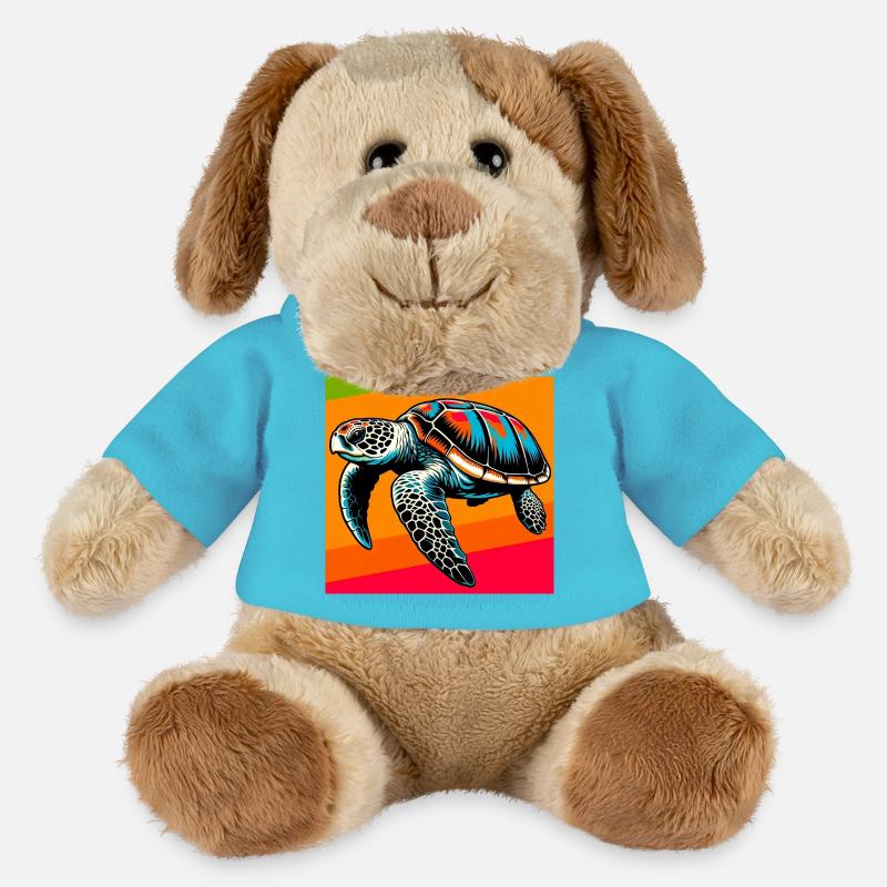 Schildkröte - MiniFeet® Hund Helge - Atollblau