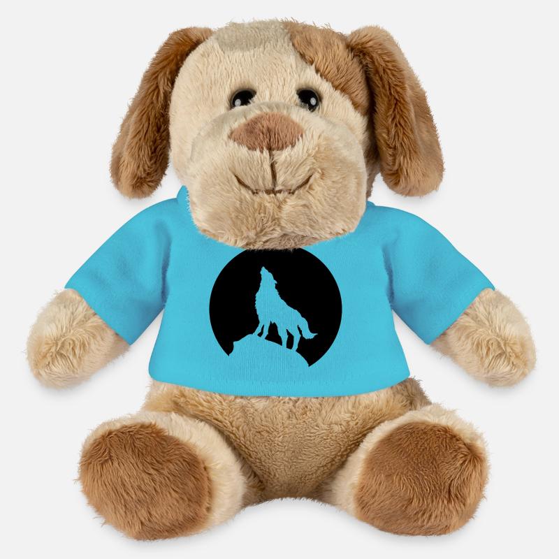 Wolf - MiniFeet® Hund Helge - Atollblau