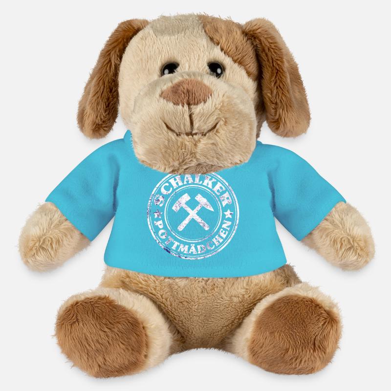 Schalker Ruhrpott Mädchen - MiniFeet® Hund Helge - Atollblau