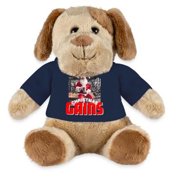 Christmas Gains Gym - MiniFeet® Dog Helge - french navy - Front