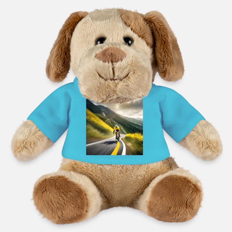 Chasing the Summit: A Yellow Jersey's Quest - MiniFeet® Dog Helge - atoll blue