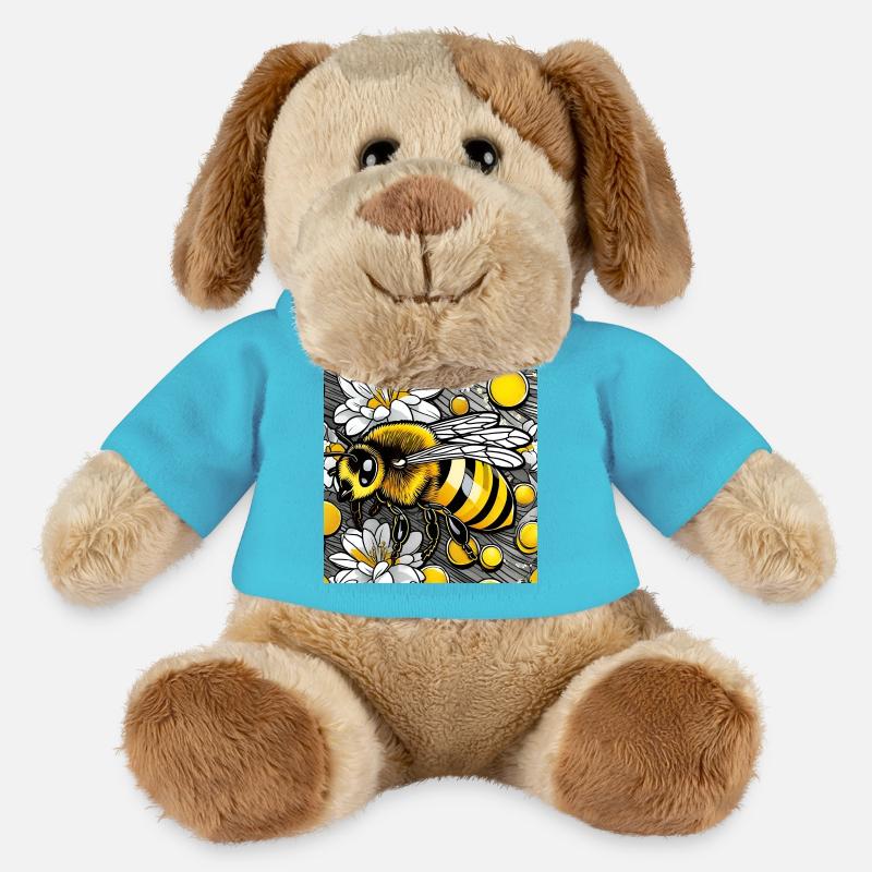 Cute Bee - MiniFeet® Dog Helge - atoll blue