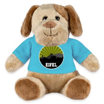 Eifel Skyline Retro - MiniFeet® Dog Helge - atoll blue - Front