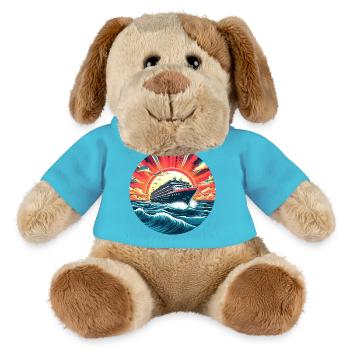 Kreuzfahrt Abenteuer: Sonnenuntergang & Rauhe See - MiniFeet® Hund Helge - Atollblau - Vorne