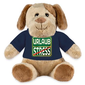 STRESS - FERIEN URLAUB - MiniFeet® Hund Helge - French Navy - Vorne