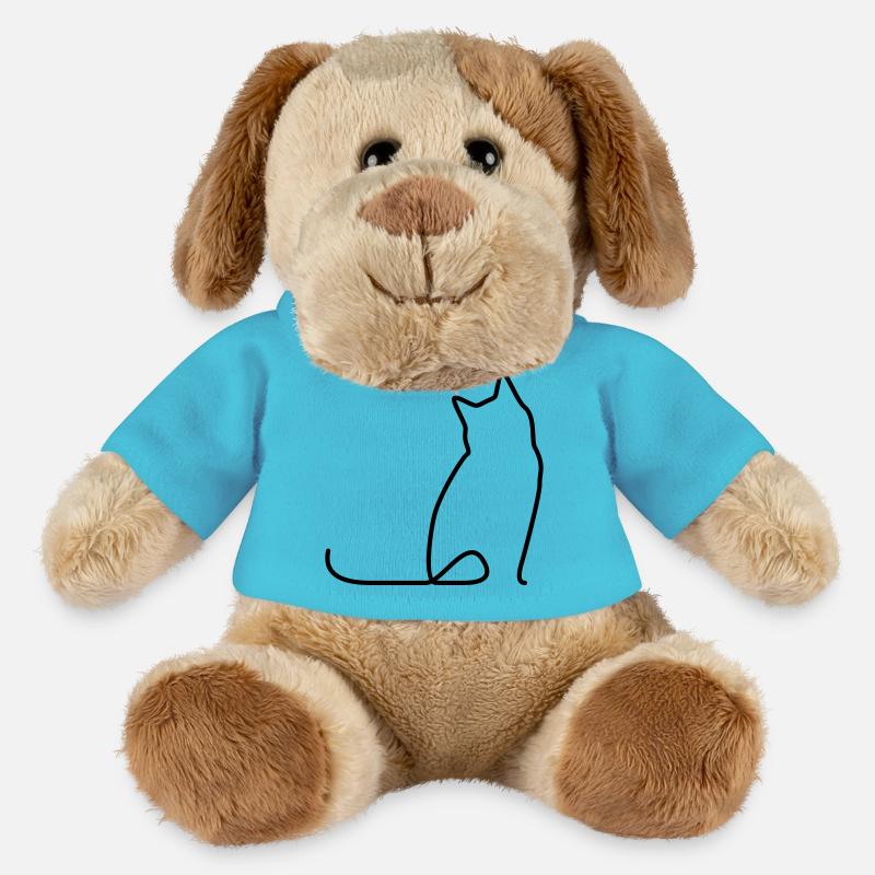 Katze 01 - MiniFeet® Hund Helge - Atollblau