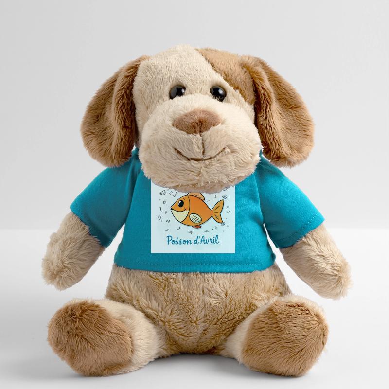 Poisson d'Avril - Orange Cartoon Fish MiniFeet® Dog Helge