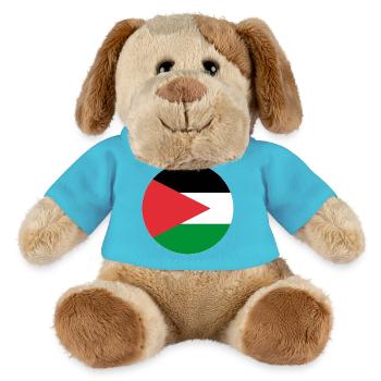 Armée de l’air palestinienne - Chien en peluche Helge MiniFeet® - bleu outremer - Devant