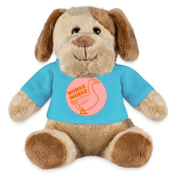 ABSCHIED LUSTIGE GANS - MiniFeet® Hund Helge - Atollblau - Vorne