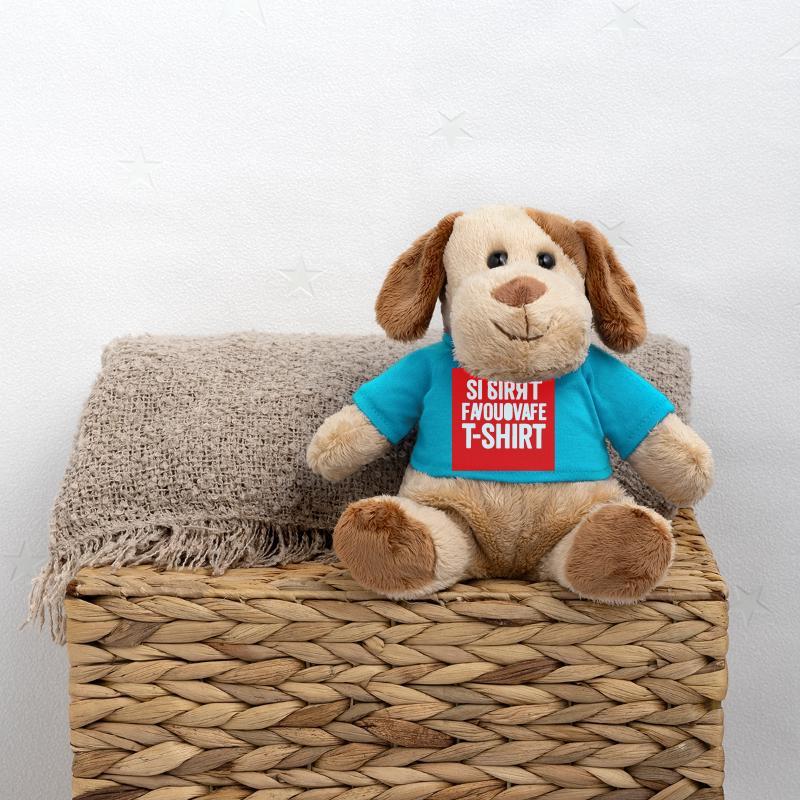 T-Shirt mit fehlerhaftem Textblock MiniFeet® Hund Helge