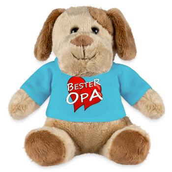 BESTER OPA - MiniFeet® Hund Helge - Atollblau - Vorne