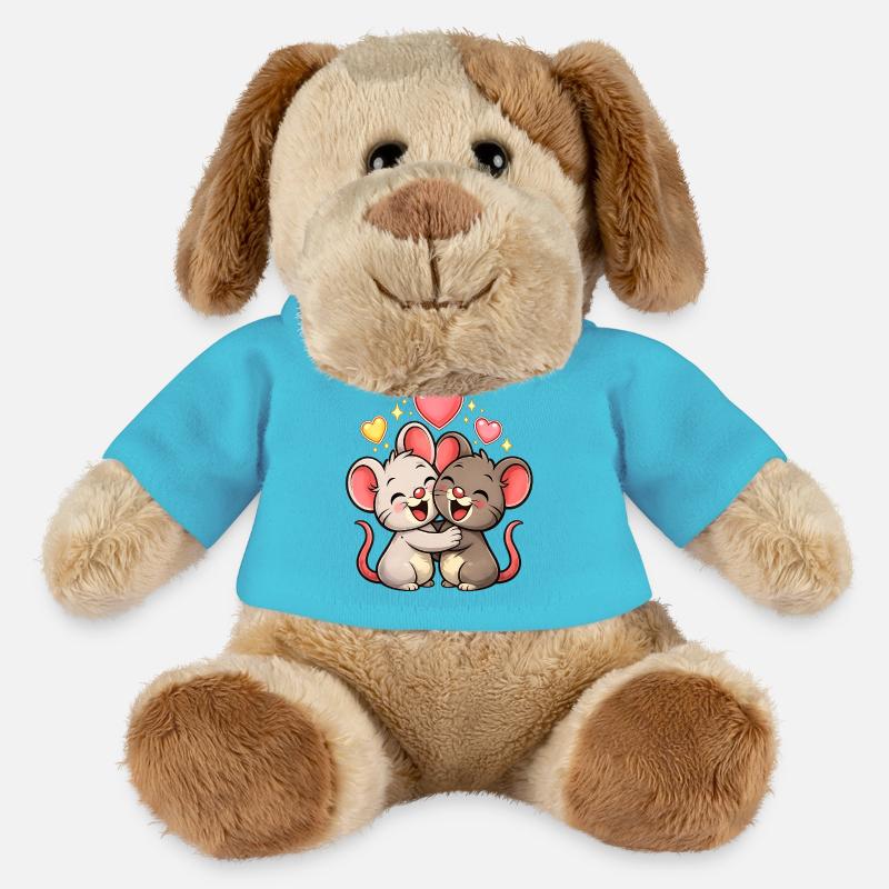 Liebe  - MiniFeet® Hund Helge - Atollblau