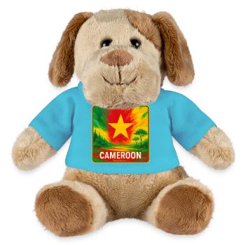 Conception de voyages au Cameroun - Chien en peluche Helge MiniFeet® - bleu outremer - Devant