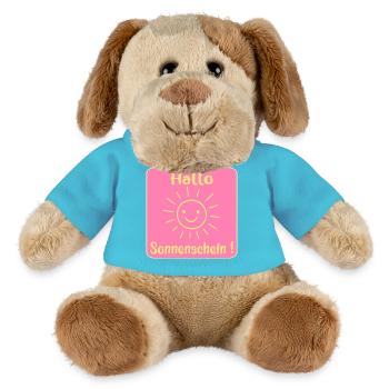 Hallo Sonnenschein - MiniFeet® Hund Helge - Atollblau - Vorne