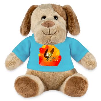 Stern-Sucher Greif - MiniFeet® Hund Helge - Atollblau - Vorne