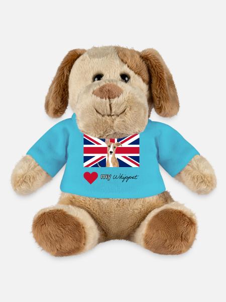 LUVMYWHIPPET (Black) - MiniFeet® Dog Helge - atoll blue