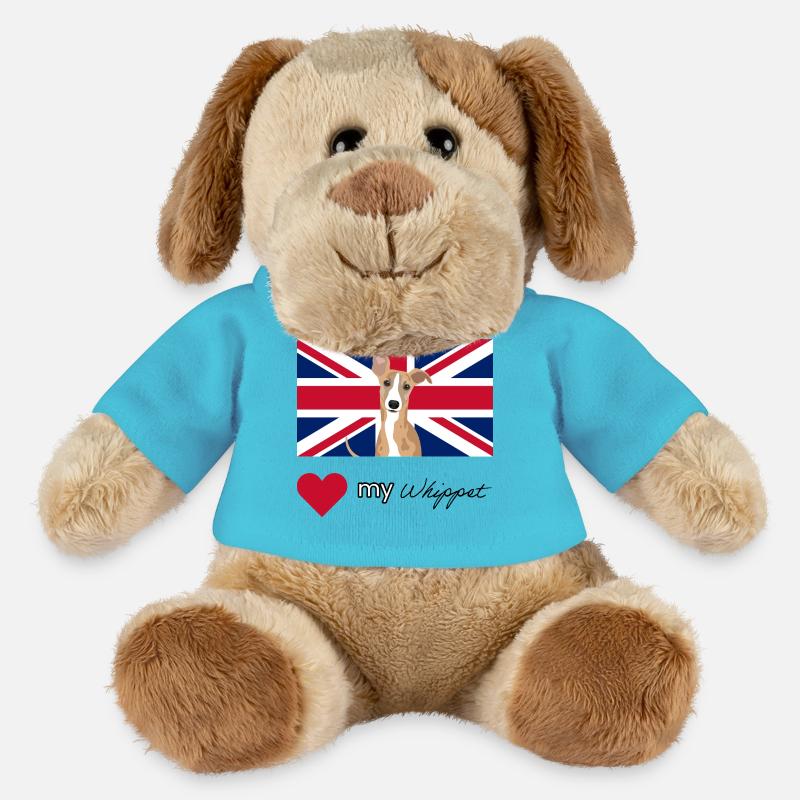LUVMYWHIPPET (Black) - MiniFeet® Dog Helge - atoll blue