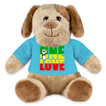 Reggae - MiniFeet® Dog Helge - atoll blue - Front