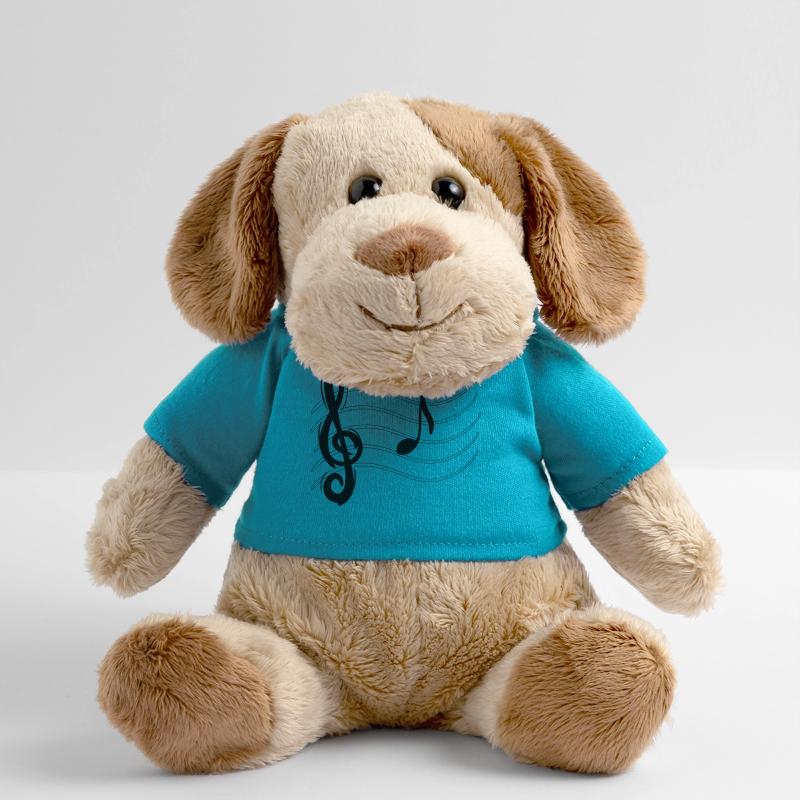 Clé de violon Note La / A Portées Partition Chien en peluche Helge MiniFeet®
