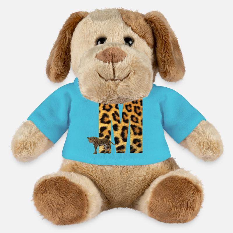 leopard m - MiniFeet® Hund Helge - Atollblau