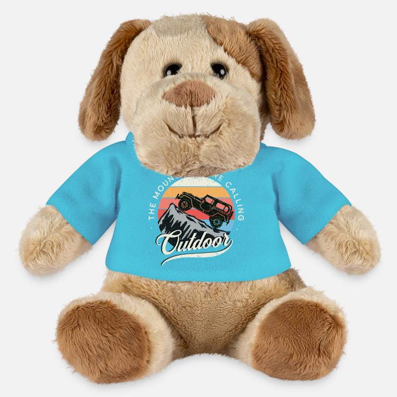Defender Adventure Camping Retro - MiniFeet® Hund Helge - Atollblau