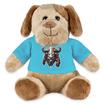 Minotaur / Greek Mythology / Creature - MiniFeet® Dog Helge - atoll blue - Front