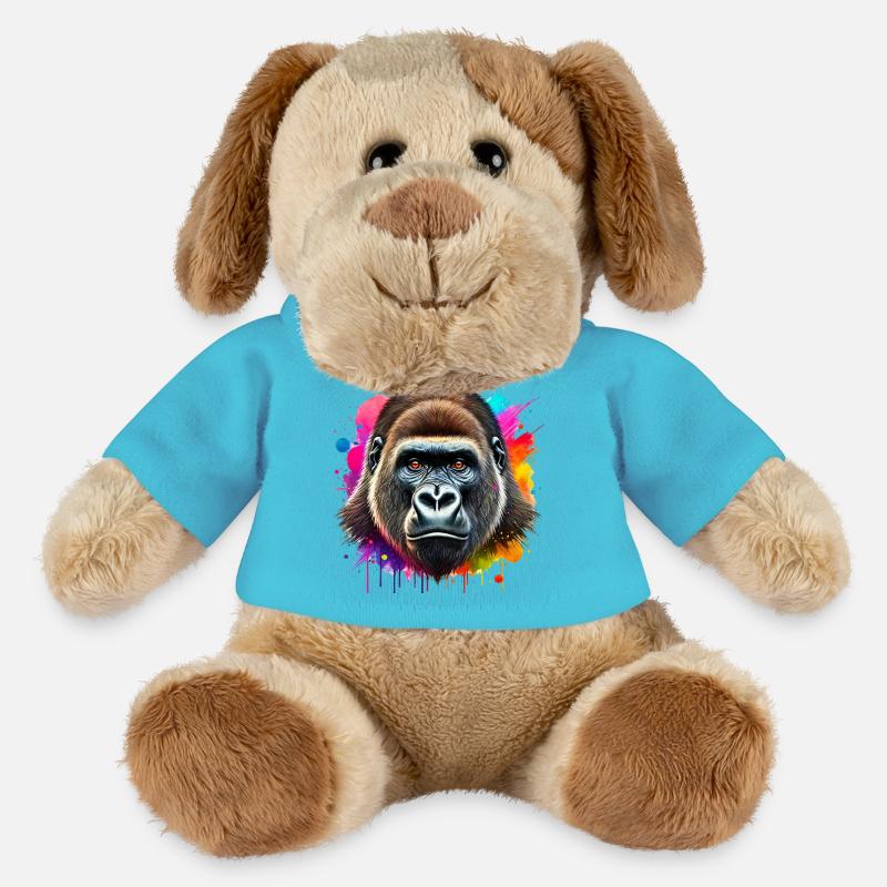 Gorilla - MiniFeet® Hund Helge - Atollblau