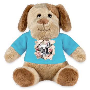 French Bulldog - MiniFeet® Dog Helge - atoll blue - Front