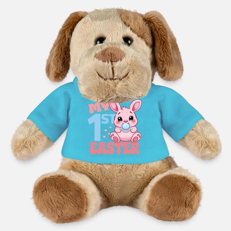 Babys First Easter - MiniFeet® Hund Helge - Atollblau