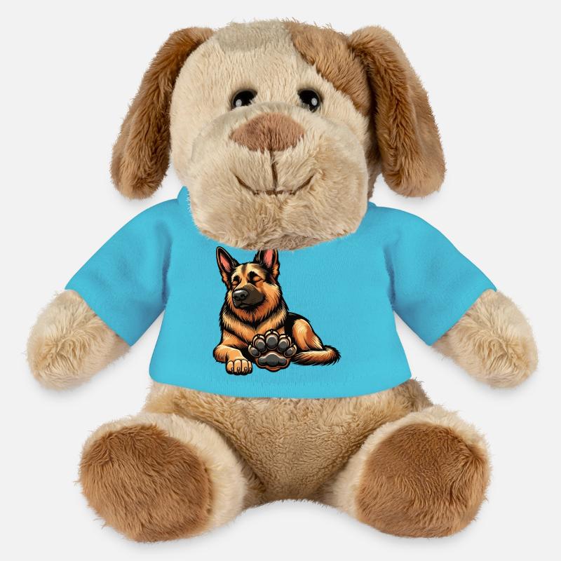 Deutscher Schäferhund Schäferhunde Schäferhunde - MiniFeet® Hund Helge - Atollblau